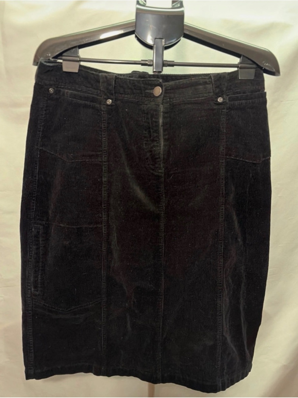 Woolrich Black Corduroy Skirt